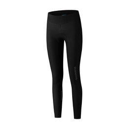 SHIMANO Pantaloni de ciclism lungi fără bretele - KAEDE - negru