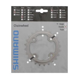 SHIMANO foaie - DEORE XT M785 24 - argintiu