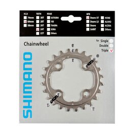 SHIMANO foaie - DEORE XT M780 24 - argintiu