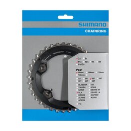 SHIMANO foaie - SLX M7000 36 - negru