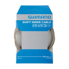 SHIMANO cablu de transmisie - CABLE MTB/ROAD 1,2x3000mm - argintiu