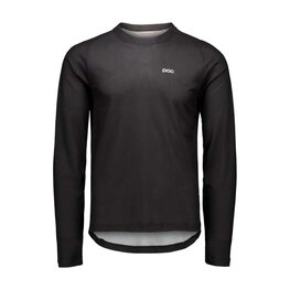 POC Tricou de ciclism cu mânecă lungă de vară - MOTION AIR L/S - negru