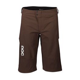 POC Pantaloni scurți de ciclism fără bretele - ESSENTIAL MTB - maro