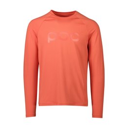POC Tricou de ciclism cu mânecă lungă de vară - REFORM ENDURO - roșu