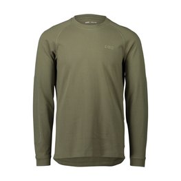 POC Tricou de ciclism cu mânecă lungă de vară - POISE CREW - verde
