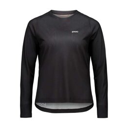 POC Tricou de ciclism cu mânecă lungă de vară - MOTION AIR L/S - negru