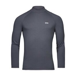 POC Tricou de ciclism cu mânecă lungă - MOCK NECK JERSEY - gri