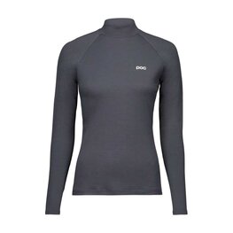 POC Tricou de ciclism cu mânecă lungă - MOCK NECK JERSEY W - gri