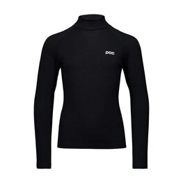 POC Tricou de ciclism cu mânecă lungă - MOCK NECK JERSEY Y - negru