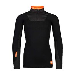 POC Tricou de ciclism cu mânecă lungă - RESISTANCE LAYER  - negru/portocaliu