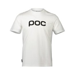 POC Tricou de ciclism cu mânecă scurtă - TEE - alb