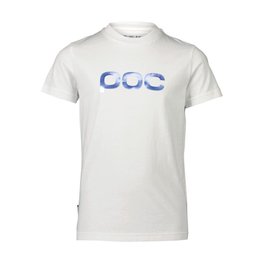 POC Tricou de ciclism cu mânecă scurtă - TEE - alb