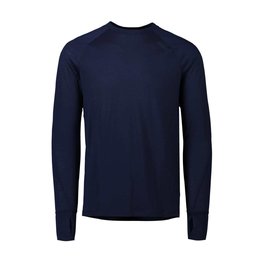 POC Tricou de cilism pentru iarnă cu mânecă lungă - LIGHT MERINO - albastru