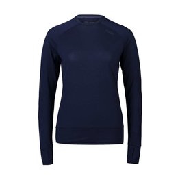POC Tricou de cilism pentru iarnă cu mânecă lungă - LIGHT MERINO - albastru
