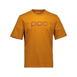 POC Tricou de ciclism cu mânecă scurtă - TEE - maro