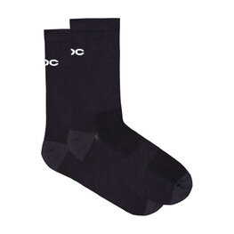POC Șosete clasice de ciclism - CADENCE ROAD LONG SOCKS - negru