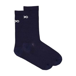 POC Șosete clasice de ciclism - CADENCE ROAD LONG SOCKS - albastru