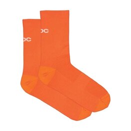 POC Șosete clasice de ciclism - CADENCE ROAD SOCKS - portocaliu