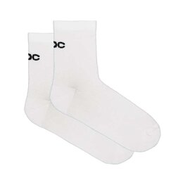 POC Șosete clasice de ciclism - CADENCE ROAD AIR SOCKS - alb