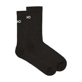 POC Șosete clasice de ciclism - CADENCE ROAD THERMAL SOCKS - negru