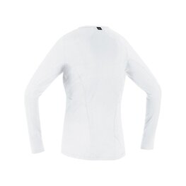 GORE Tricou de ciclism cu mânecă lungă - BASE LAYER - alb