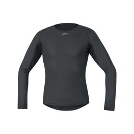 GORE Tricou de ciclism cu mânecă lungă - M GWS BL THERMO LS - negru