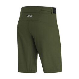GORE Pantaloni scurți de ciclism fără bretele - C5 - verde