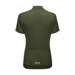 GORE Tricou de ciclism cu mânecă scurtă - C3 WMN - verde