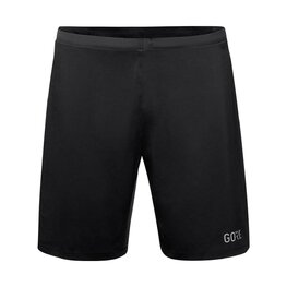 GORE Pantaloni scurți de ciclism fără bretele - R5 2IN1 - negru