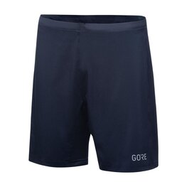 GORE Pantaloni scurți de ciclism fără bretele - R5 2IN1 - albastru