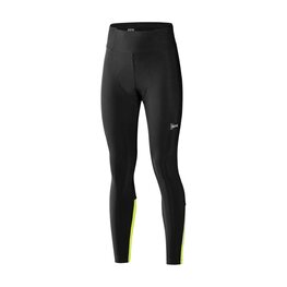 GORE Pantaloni de ciclism lungi fără bretele - PROGRESS THERMO - negru/galben