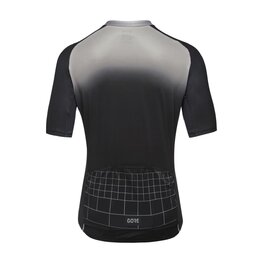 GORE Tricou de ciclism cu mânecă scurtă - GRID FADE 2.0 - negru/gri