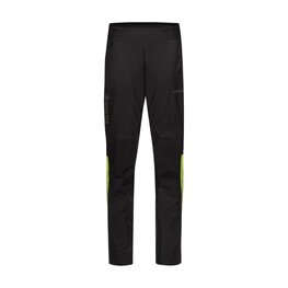 GORE Pantaloni de ciclism lungi fără bretele - LUPRA GORE-TEX - negru/galben