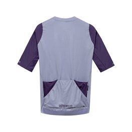 GORE Tricou de ciclism cu mânecă scurtă - DISTANCE 2.0 - albastru/mov