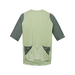 GORE Tricou de ciclism cu mânecă scurtă - DISTANCE 2.0 - verde