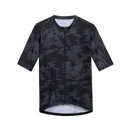 GORE Tricou de ciclism cu mânecă scurtă - SWIFTRIDE ELECTRO - negru/alb