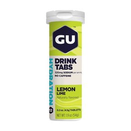 GU Nutriție pentru ciclism - HYDRATION DRINK TABS 54 G LEMON/LIME
