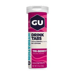 GU Nutriție pentru ciclism - HYDRATION DRINK TABS 54 G TRIBERRY