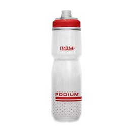 CAMELBAK Sticlă de apă pentru ciclism - PODIUM CHILL 0,71L - roșu/alb