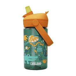 CAMELBAK Sticlă de apă pentru ciclism - THRIVE FLIP STRAW KIDS 0,4l - verde/portocaliu