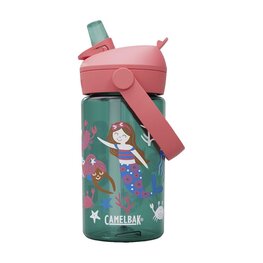 CAMELBAK Sticlă de apă pentru ciclism - THRIVE FLIP STRAW KIDS 0,4l - verde/roz