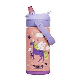 CAMELBAK Sticlă de apă pentru ciclism - THRIVE FLIP STRAW KIDS VSS 0,35 L - portocaliu/multicolor