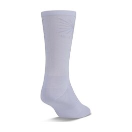 GIRO Șosete clasice de ciclism - COMP RACER HIGH RISE - alb