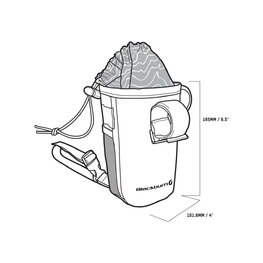 BLACKBURN Geantă de ciclism - OUTPOST - negru