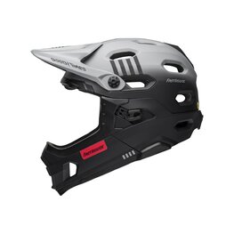 BELL Cască de ciclism - SUPER DH - gri/negru