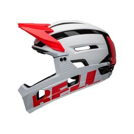 BELL Cască de ciclism - SUPER AIR R - alb/roșu