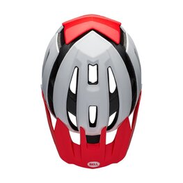 BELL Cască de ciclism - SUPER AIR R - alb/roșu