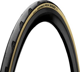 CONTINENTAL anvelopă - GRAND PRIX 5000 TDF 700x25C - bej/negru