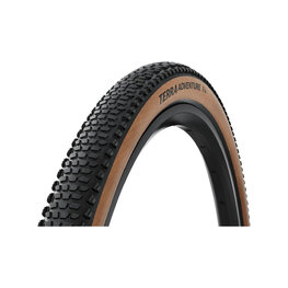CONTINENTAL anvelopă - TERRA ADVENTURE TRAIL GRIP 700X55C - negru/maro