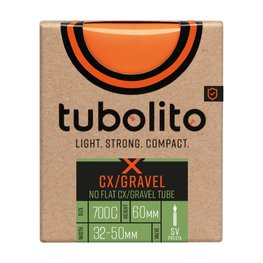 TUBOLITO cameră - X-TUBO CX/GRAVEL 28/700C - SV60 - portocaliu